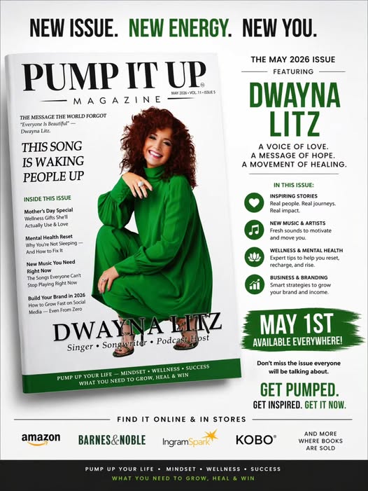 Dwayna Litz on the cover of Pump It Up magazine May issue.